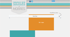 Desktop Screenshot of escolheoumorres.com