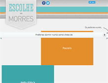 Tablet Screenshot of escolheoumorres.com